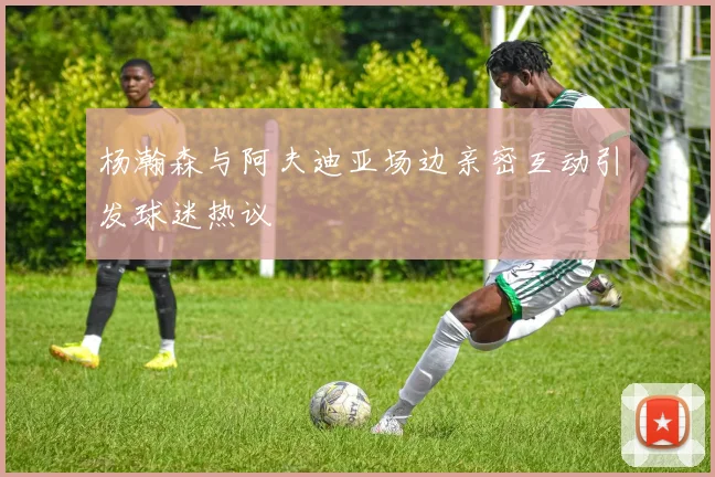 杨瀚森与阿夫迪亚场边亲密互动引发球迷热议
